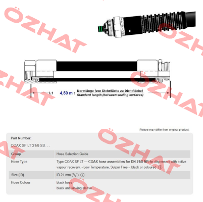 COAX 21/8SS L1 Elaflex