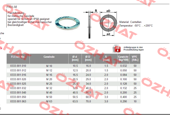 333001032 (1 x 10 pcs.)  Flexa