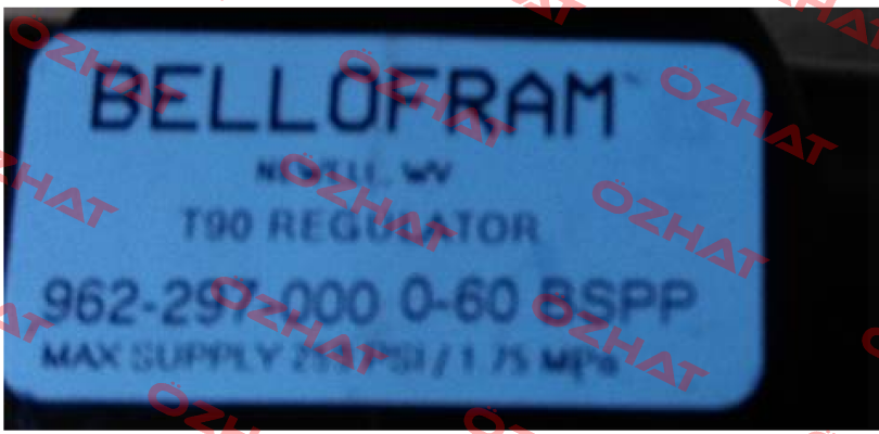 962-297-000-0-60 BSPP Bellofram