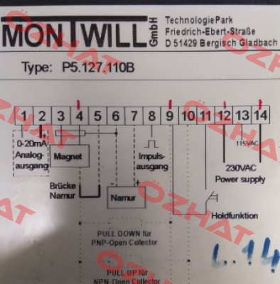 P5.127.110B  obsolete/ replaced by M3-1FR5B.03X7.S70BD   Montwill