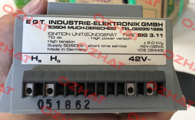 SIG 3.11 EGT Industrie elektronik