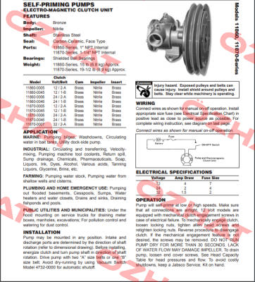 11870-0006 Jabsco