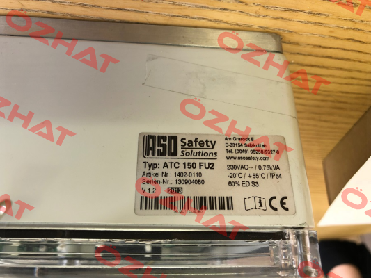 1402-0110 - ATC 150 FU2 obsolete ASO SAFETY