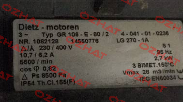 OR 108-E-80/2 Dietz-Motoren