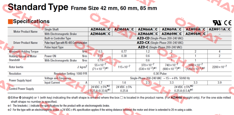 AZM911AC Vexta