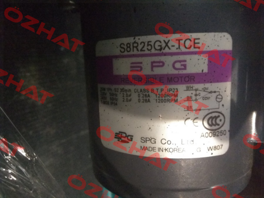 S8R25GX-TCE Spg Motor