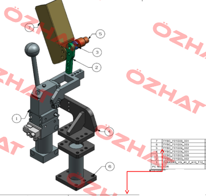 Sensor for Piston VG 40 Z A10 T12  Tünkers