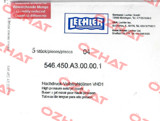 546.450.A3.00.00.1 Lechler