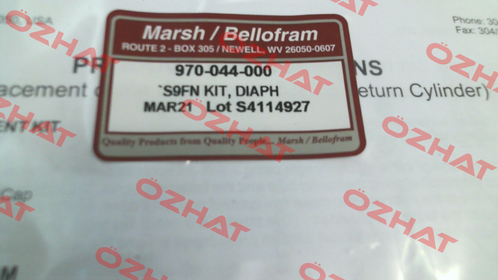 970-044-000 Bellofram