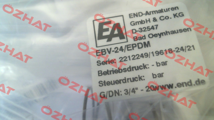 EBV-24/EPDM End Armaturen