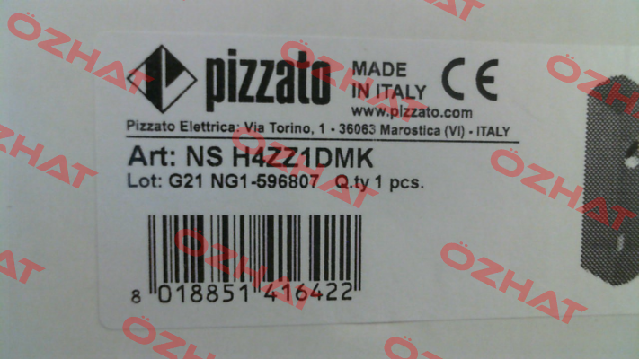 NS H4ZZ1DMK Pizzato Elettrica