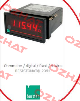 RESİSTOMAT 2354  Burster