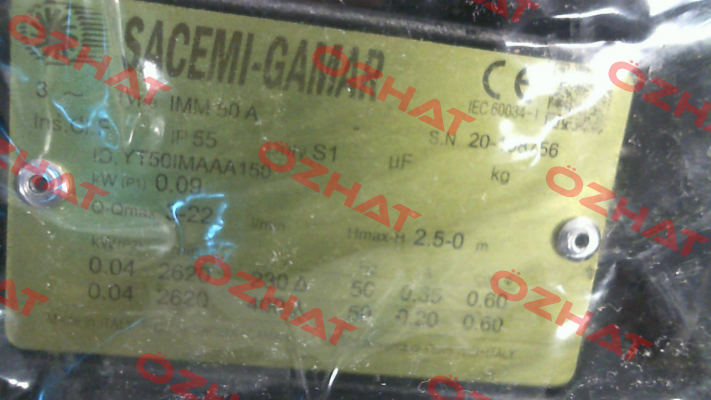 IMM 50A - 150 (YT50IMAAA1505-1) Sacemi