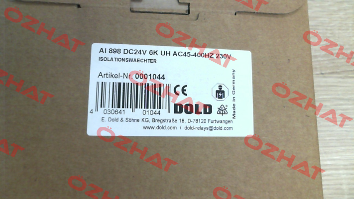 0001044 / AI 898 DC24V 6K UH AC45-400HZ 230V Dold