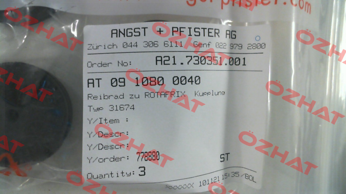 0910800040 Angst-Pfister