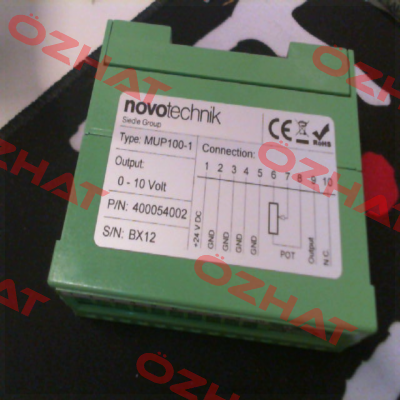 P/N: 054002 Type: MUP-100-1  Novotechnik