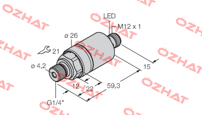 PC025V-204-2UPN8X-H1141 Turck