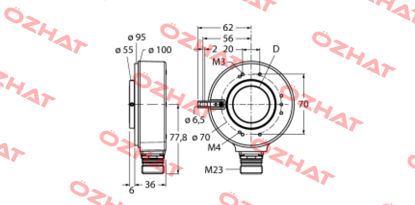 RI-42H30S4-2B1024-12M23 Turck