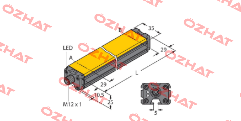 LI1000P1-Q25LM1-LIU5X3-H1151 Turck