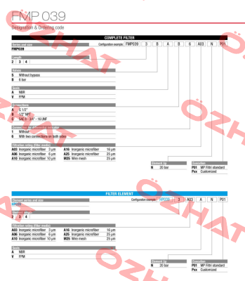 FMP-039-2-S-A-A-6-M25-N-P01 MP Filtri