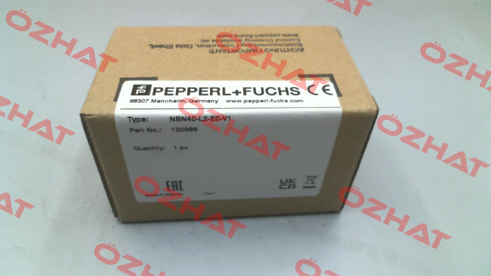 p/n: 120988, Type: NBN40-L2-E0-V1 Pepperl-Fuchs