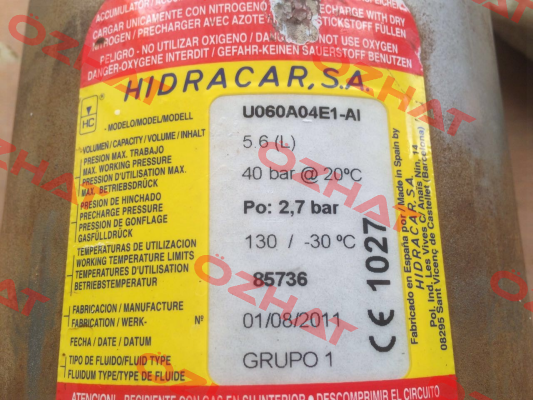 U060A04E1-AI Hidracar