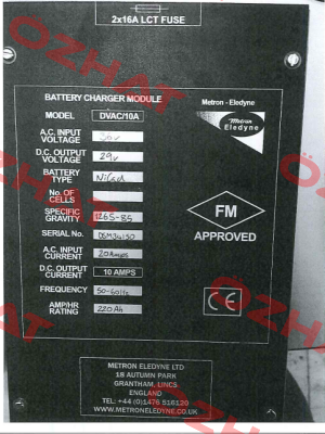 E-30374-SU-7  Metron Eledyne Ltd