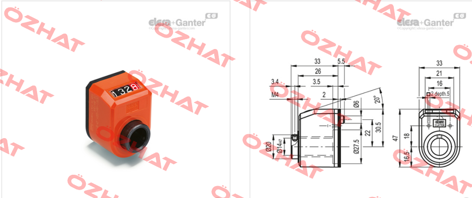 DD51-AR-0010-D-C2 Elesa Ganter