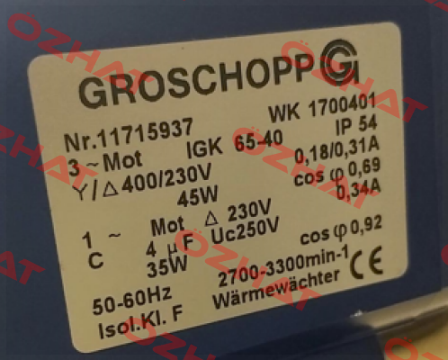 IGKU 65 40 Groschopp