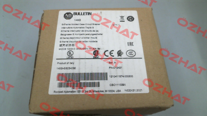 140G-G3C3-C30 Allen Bradley (Rockwell)