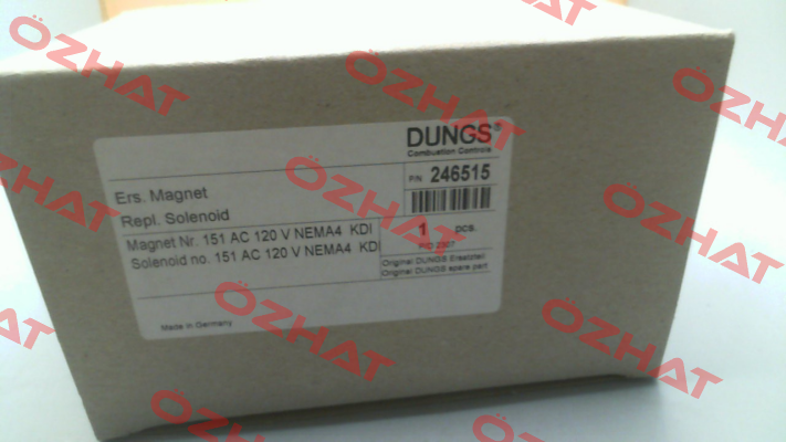 p/n: 95246515 type: NEMA4 KDI 151 AC 120V Dungs