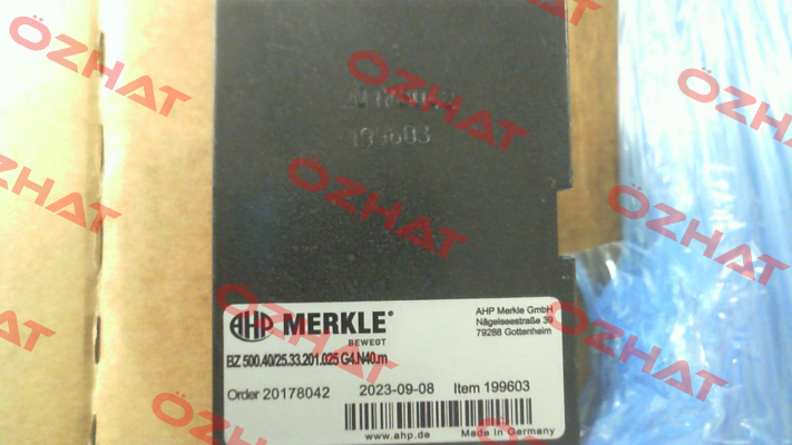 BZ 500.40/25.33.201.025 G4.N40.m Merkle