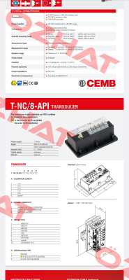 T-NC/8-API/9/1/1/2 Cemb